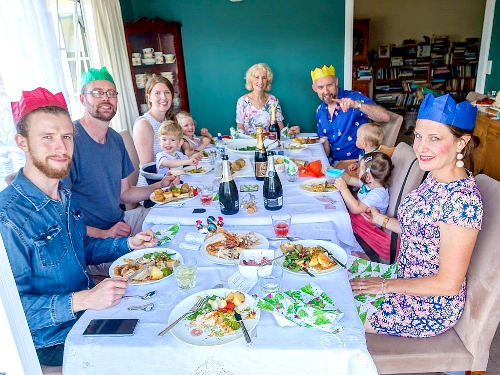 Christmas dinner Dec 2018 - great food and sparkling grape juice!